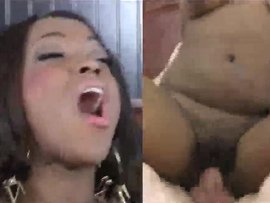 Pretty Facial For The Slutty Black Girl