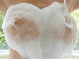 Milf Washes Her Massive Tits And Fucks His Big Dick