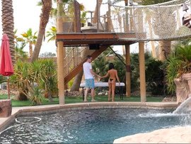 Bikini Teen Sucking And Riding A Pulsating Prick