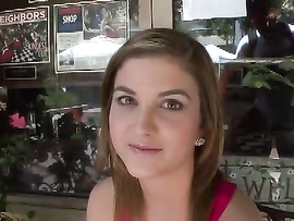 Public Flashing Girl Gets Turned On For His Dick