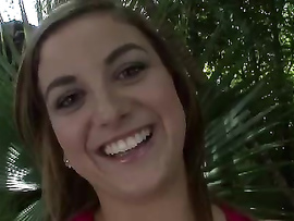 Public Flashing Girl Gets Turned On For His Dick