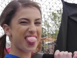 Sporty Teen GF Practicing Cock-Riding With Her Man